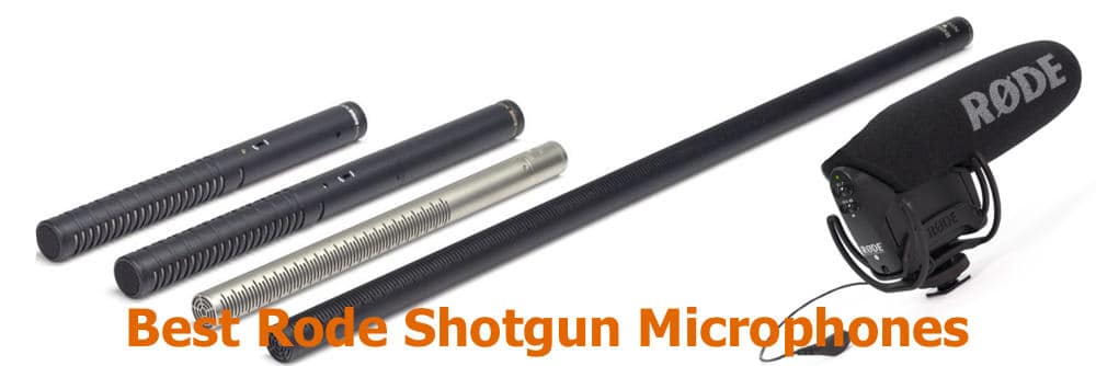 Different sizes and models of shotgun mics from Rode.