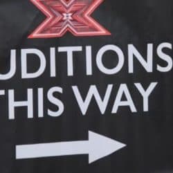 X-Factor audition entry.