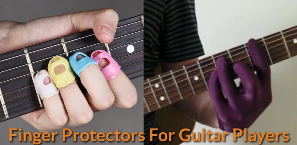 2 types of gloves you can use when playing guitar.