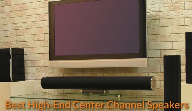 Center channel speaker set in the living room.