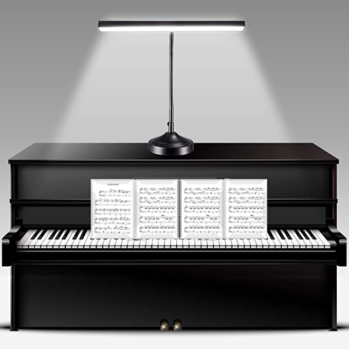 LED Piano Desk Lamp, NovoLido 2-in-1